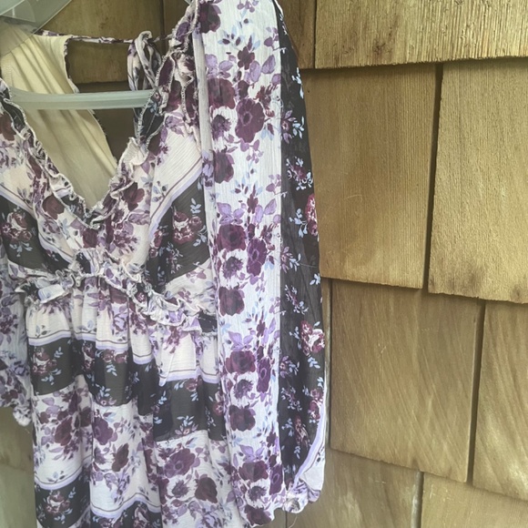 CRYSTAL DOLLS Womens Beige Lined Tie Closure 3/4 Sleeve A-Line Dress XS - Picture 6 of 17